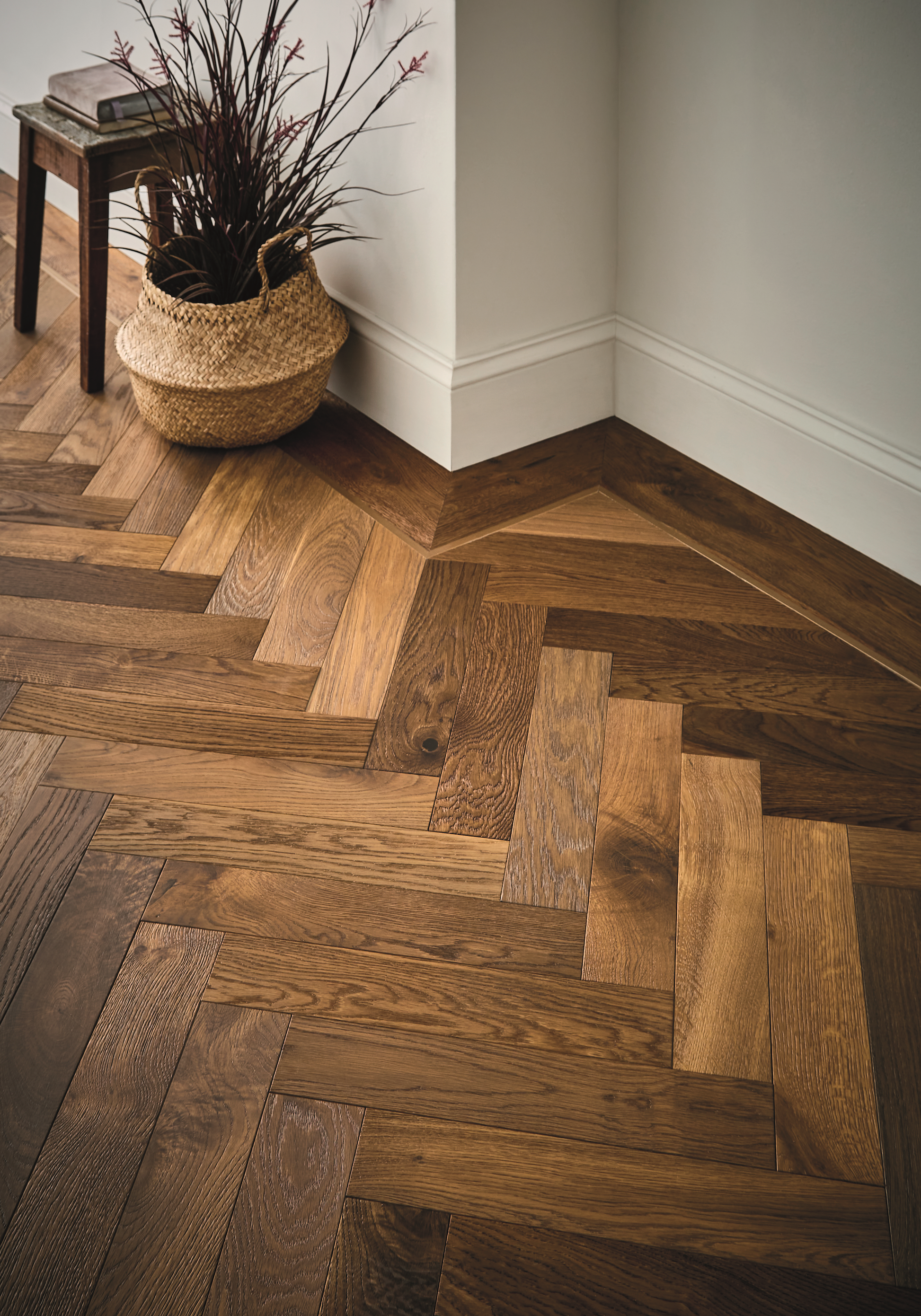 Congaree Smoked Oak Engineered Parquet. Atkinson & Kirby