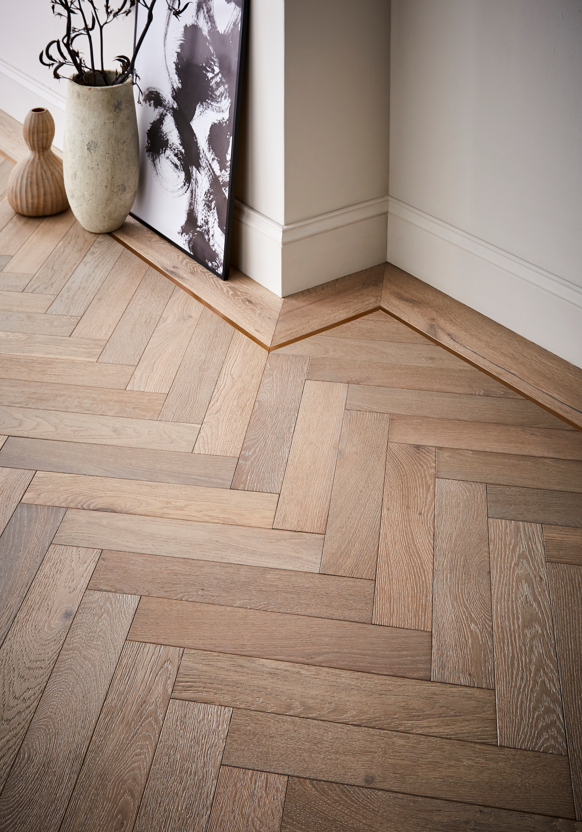 Noma Smoked Oak Engineered Parquet. Atkinson & Kirby