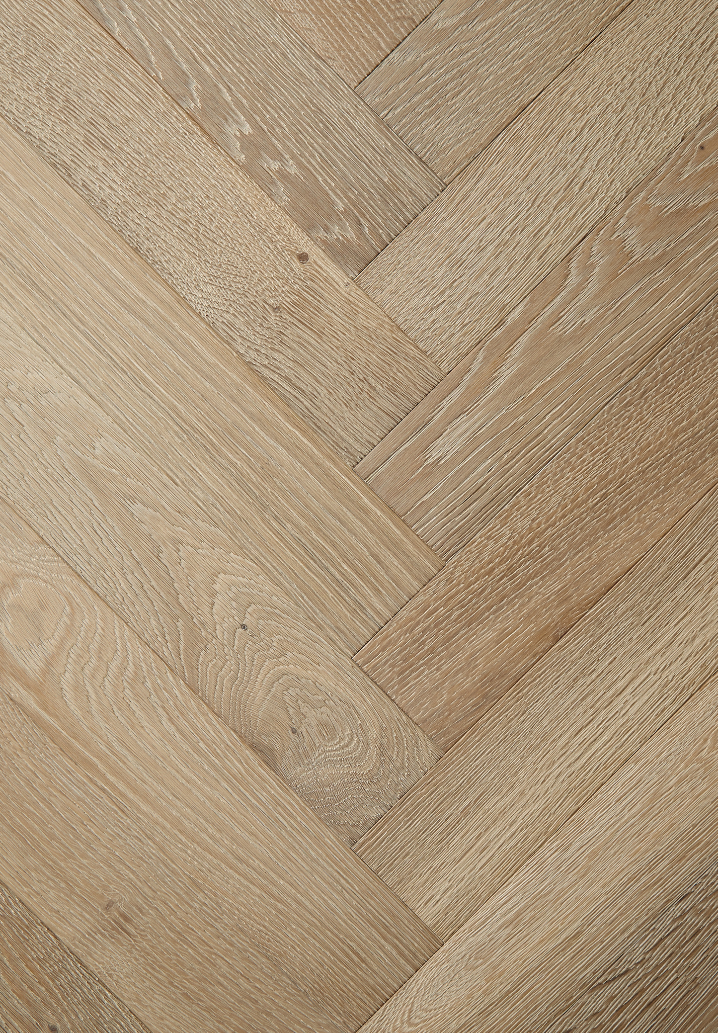 Noam Smoked Oak Engineered Parquet Sample.  Atkinson & Kirby