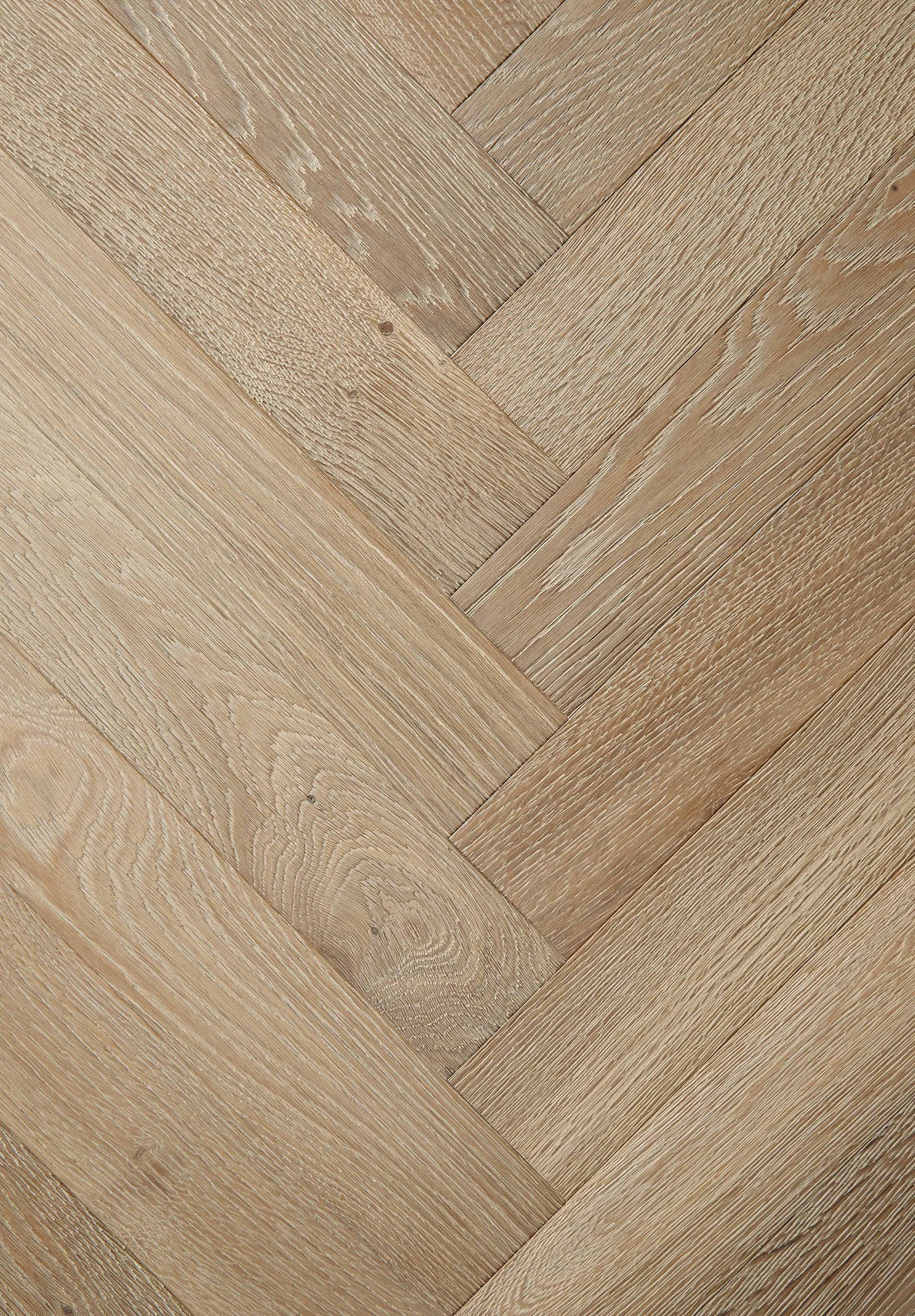 Noam Smoked Oak Engineered Parquet Sample.  Atkinson & Kirby
