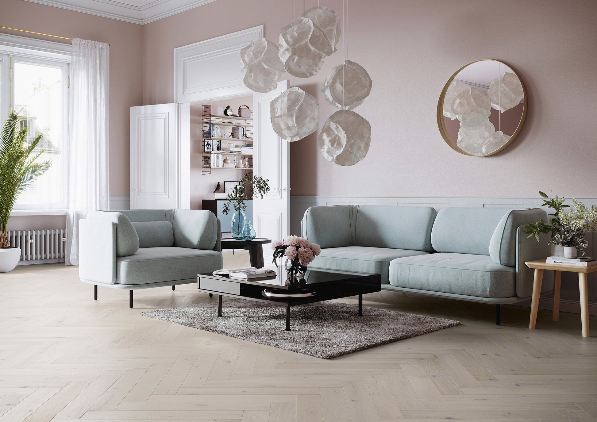 White Oak Herringbone